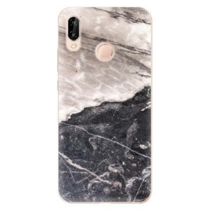 Odolné silikónové puzdro iSaprio - BW Marble - Huawei P20 Lite