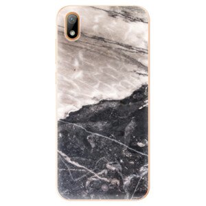 Odolné silikónové puzdro iSaprio - BW Marble - Huawei Y5 2019