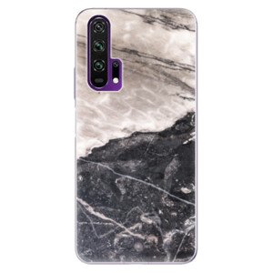 Odolné silikónové puzdro iSaprio - BW Marble - Honor 20 Pro