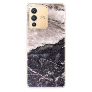 Odolné silikónové puzdro iSaprio - BW Marble - Vivo V23 5G