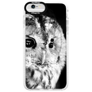 Silikónové púzdro Bumper iSaprio - BW Owl - iPhone 6 Plus/6S Plus