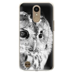 Plastové puzdro iSaprio - BW Owl - LG K10 2017