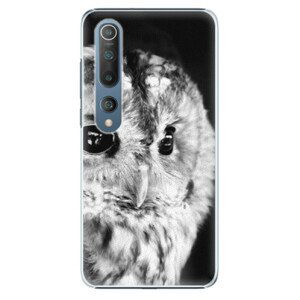 Plastové puzdro iSaprio - BW Owl - Xiaomi Mi 10 / Mi 10 Pro