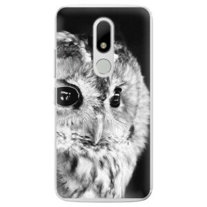 Plastové puzdro iSaprio - BW Owl - Lenovo Moto M