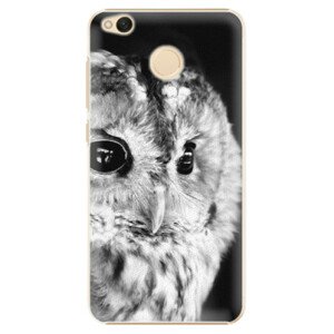 Plastové puzdro iSaprio - BW Owl - Xiaomi Redmi 4X