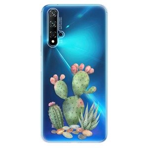 Odolné silikónové puzdro iSaprio - Cacti 01 - Huawei Nova 5T