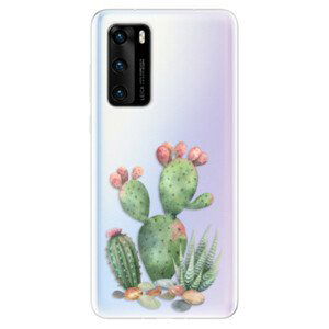 Odolné silikónové puzdro iSaprio - Cacti 01 - Huawei P40