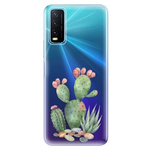 Odolné silikónové puzdro iSaprio - Cacti 01 - Vivo Y20s