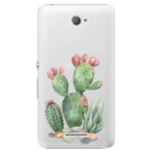 Plastové puzdro iSaprio - Cacti 01 - Sony Xperia E4