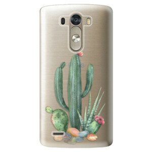 Plastové puzdro iSaprio - Cacti 02 - LG G3 (D855)