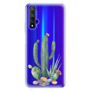 Odolné silikónové puzdro iSaprio - Cacti 02 - Huawei Honor 20