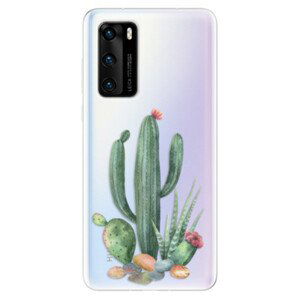 Odolné silikónové puzdro iSaprio - Cacti 02 - Huawei P40