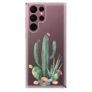 Odolné silikónové puzdro iSaprio - Cacti 02 - Samsung Galaxy S22 Ultra 5G