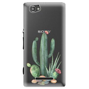 Plastové puzdro iSaprio - Cacti 02 - Sony Xperia M