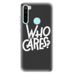 Odolné silikónové puzdro iSaprio - Who Cares - Xiaomi Redmi Note 8