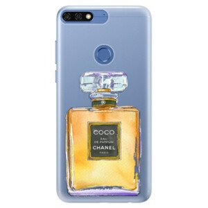 Silikónové puzdro iSaprio - Chanel Gold - Huawei Honor 7C