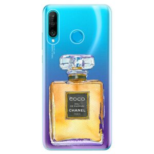 Odolné silikonové pouzdro iSaprio - Chanel Gold - Huawei P30 Lite