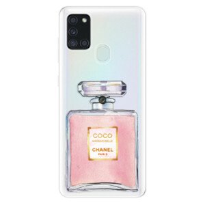 Odolné silikónové puzdro iSaprio - Chanel Rose - Samsung Galaxy A21s