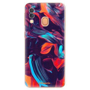 Odolné silikónové puzdro iSaprio - Color Marble 19 - Samsung Galaxy A40