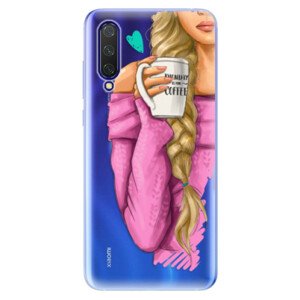 Odolné silikónové puzdro iSaprio - My Coffe and Blond Girl - Xiaomi Mi 9 Lite