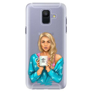 Plastové puzdro iSaprio - Coffe Now - Blond - Samsung Galaxy A6