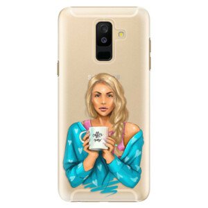 Plastové puzdro iSaprio - Coffe Now - Blond - Samsung Galaxy A6+