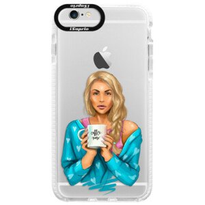 Silikónové púzdro Bumper iSaprio - Coffe Now - Blond - iPhone 6 Plus/6S Plus