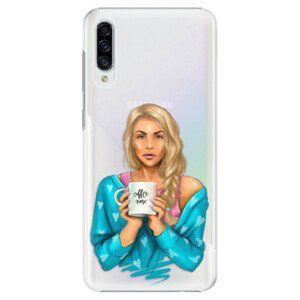 Plastové puzdro iSaprio - Coffe Now - Blond - Samsung Galaxy A30s