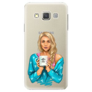 Plastové puzdro iSaprio - Coffe Now - Blond - Samsung Galaxy A7