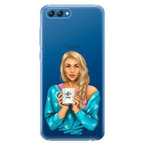 Plastové puzdro iSaprio - Coffe Now - Blond - Huawei Honor View 10