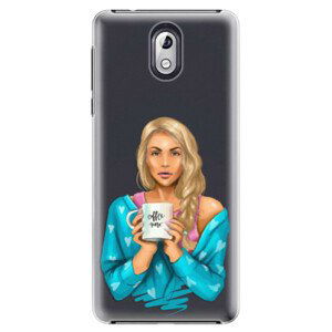 Plastové puzdro iSaprio - Coffe Now - Blond - Nokia 3.1