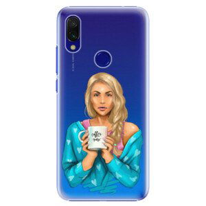 Plastové puzdro iSaprio - Coffe Now - Blond - Xiaomi Redmi 7