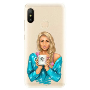 Odolné silikónové puzdro iSaprio - Coffe Now - Blond - Xiaomi Mi A2 Lite