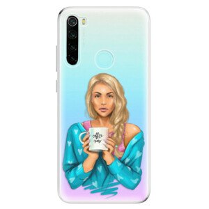 Odolné silikónové puzdro iSaprio - Coffe Now - Blond - Xiaomi Redmi Note 8