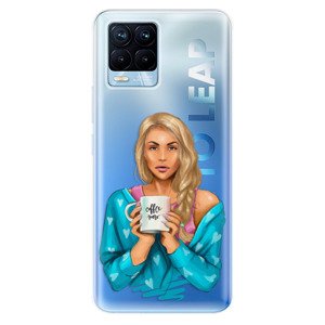 Odolné silikónové puzdro iSaprio - Coffe Now - Blond - Realme 8 / 8 Pro