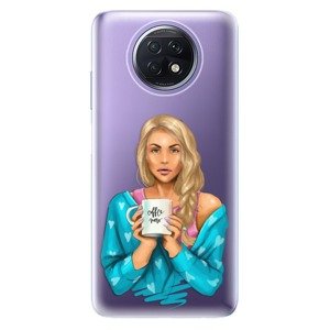 Odolné silikónové puzdro iSaprio - Coffe Now - Blond - Xiaomi Redmi Note 9T