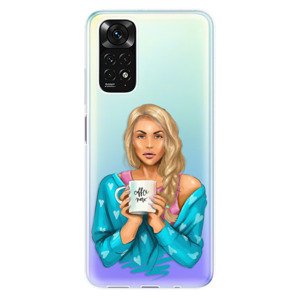 Odolné silikónové puzdro iSaprio - Coffe Now - Blond - Xiaomi Redmi Note 11 / Note 11S