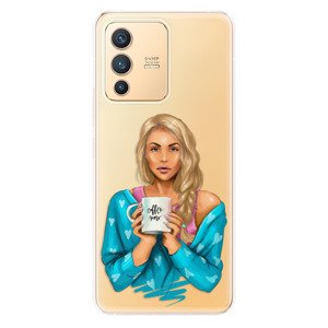 Odolné silikónové puzdro iSaprio - Coffe Now - Blond - Vivo V23 5G