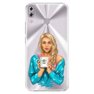 Plastové puzdro iSaprio - Coffe Now - Blond - Asus ZenFone 5Z ZS620KL