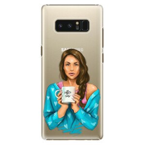 Plastové puzdro iSaprio - Coffe Now - Brunette - Samsung Galaxy Note 8