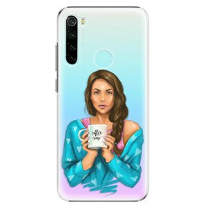 Plastové puzdro iSaprio - Coffe Now - Brunette - Xiaomi Redmi Note 8