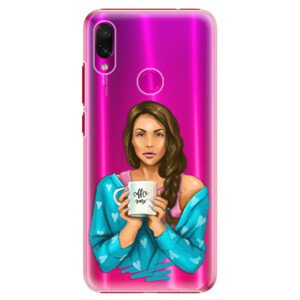 Plastové puzdro iSaprio - Coffe Now - Brunette - Xiaomi Redmi Note 7