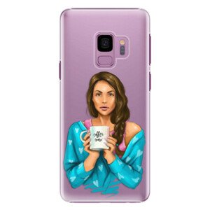 Plastové puzdro iSaprio - Coffe Now - Brunette - Samsung Galaxy S9