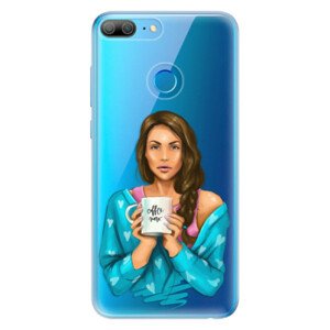 Odolné silikónové puzdro iSaprio - Coffe Now - Brunette - Huawei Honor 9 Lite