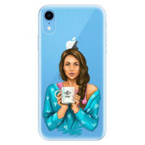 Odolné silikónové puzdro iSaprio - Coffe Now - Brunette - iPhone XR