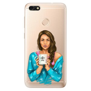 Odolné silikónové puzdro iSaprio - Coffe Now - Brunette - Huawei P9 Lite Mini