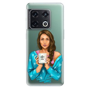 Odolné silikónové puzdro iSaprio - Coffe Now - Brunette - OnePlus 10 Pro