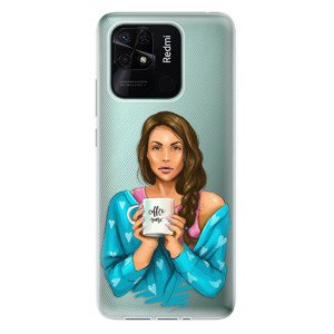 Odolné silikónové puzdro iSaprio - Coffe Now - Brunette - Xiaomi Redmi 10C