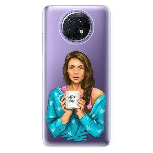 Odolné silikónové puzdro iSaprio - Coffe Now - Brunette - Xiaomi Redmi Note 9T