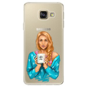 Plastové puzdro iSaprio - Coffe Now - Redhead - Samsung Galaxy A5 2016